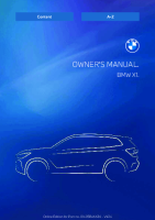 BMW X1 - Owners Manual 2025 EN